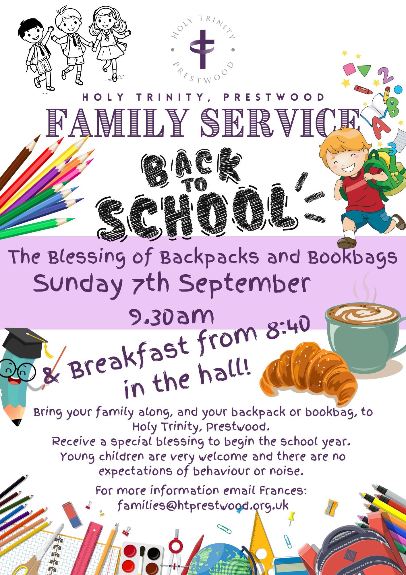 Back2School 2025 White to PrintPoster