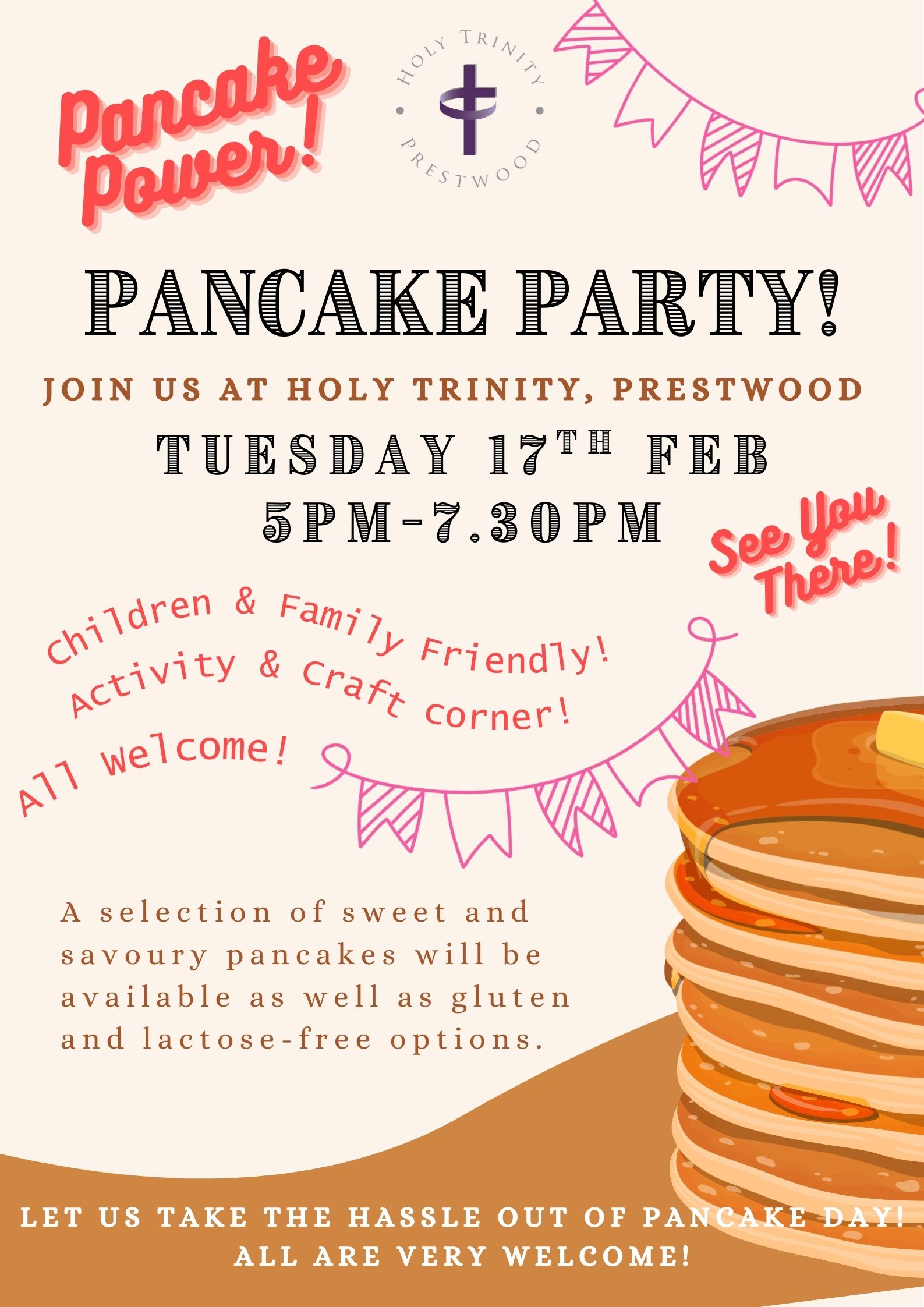 Pancake Party 2026 without background