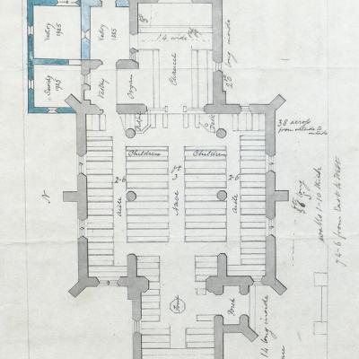 11a Plan Showing 1885 And 1925 Alterations1